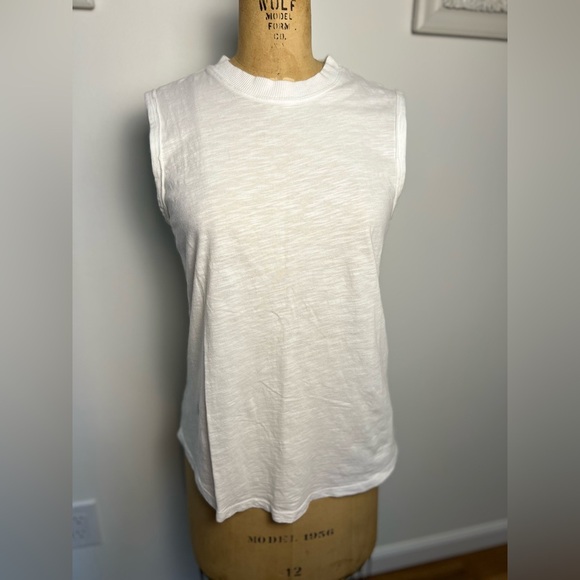 Anthropologie Pilcro women’s white cotton sleeveless top XS - Picture 1 of 5